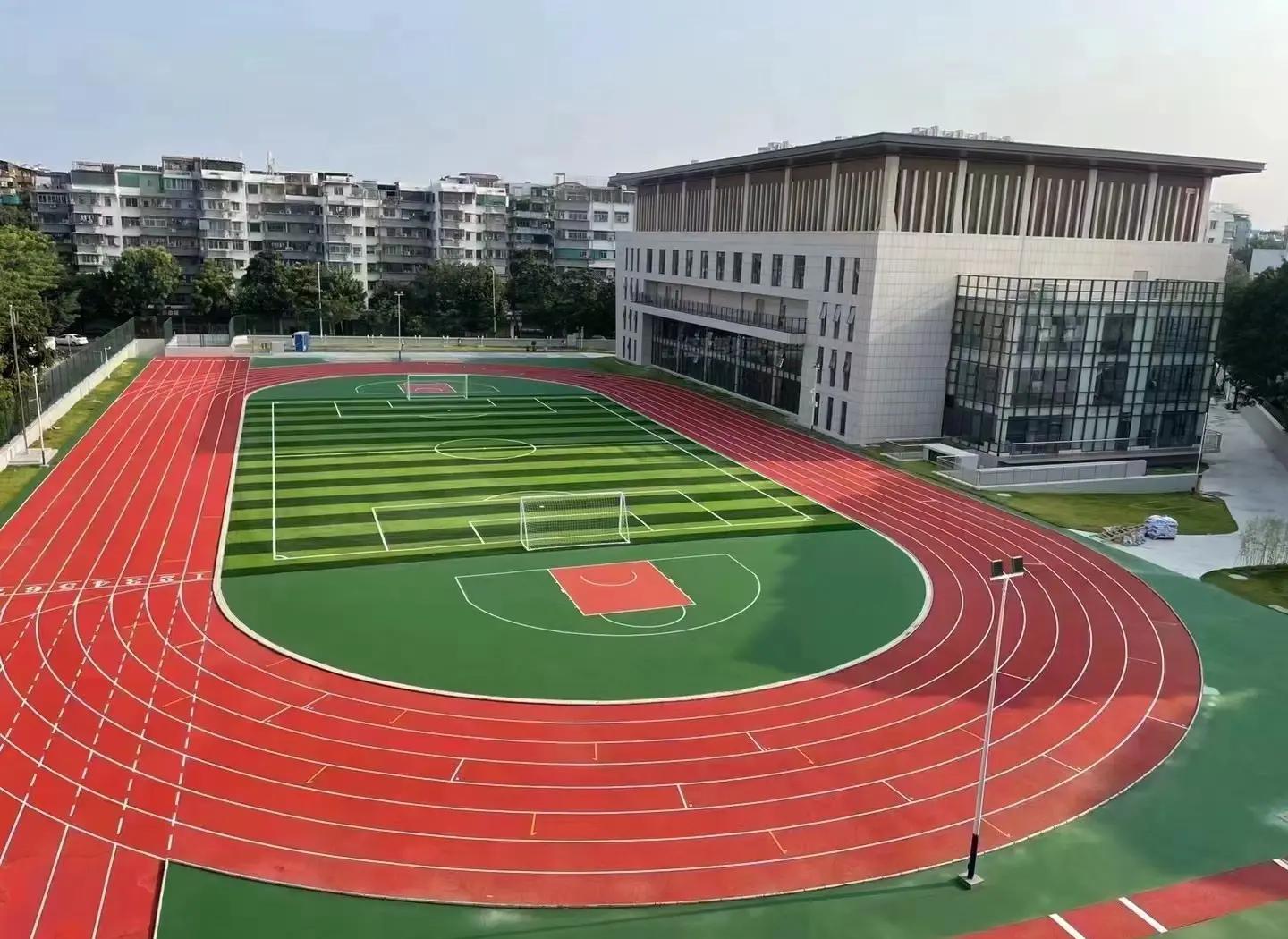 济南市塑胶跑道材料塑胶篮球场 - 厂家